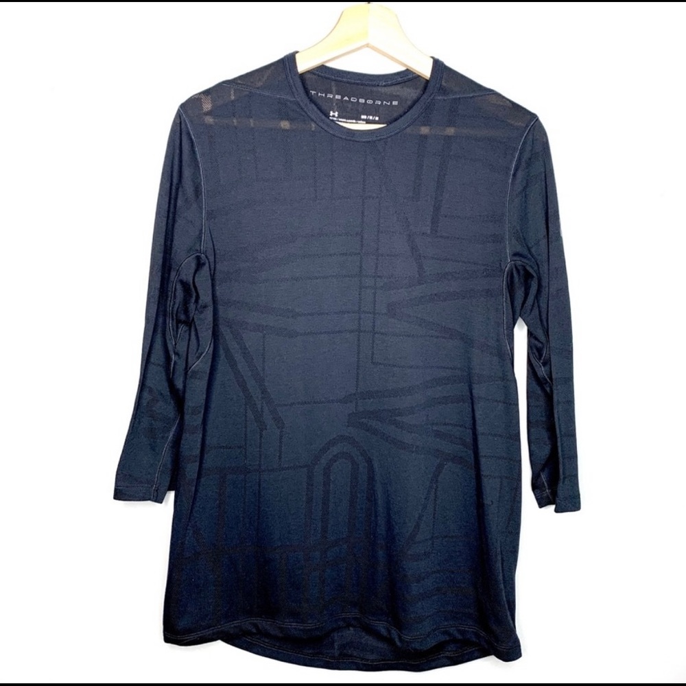 Under Armour ThreadBourne Heat-gear black Shirt